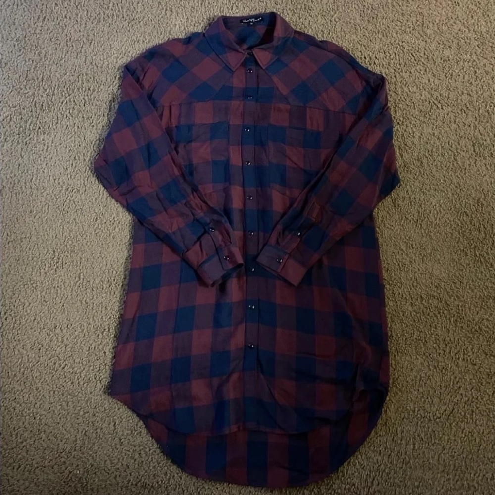 VELVET HEART Plaid Dress